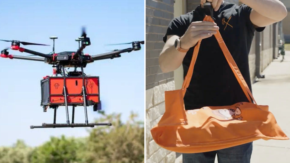 Drone delivers 2 pizzas in minutes Education NSW